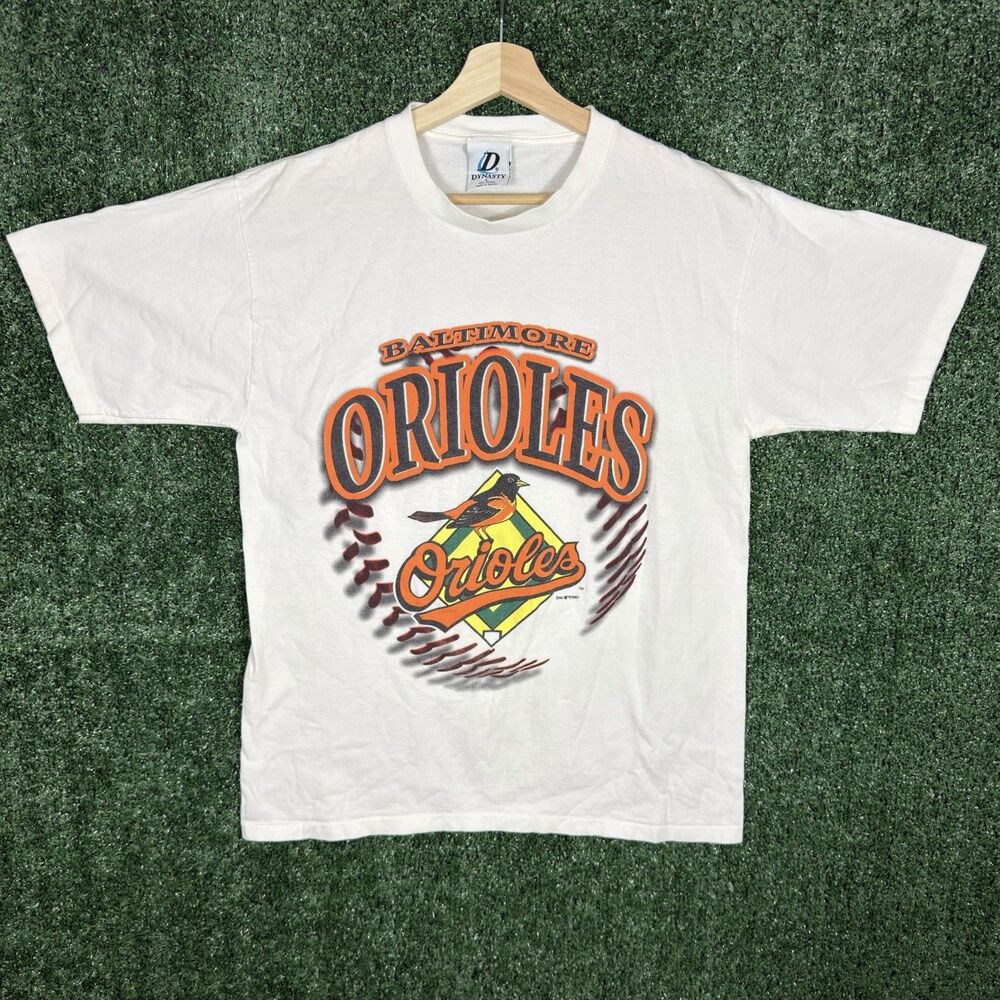 Vintage Baltimore Orioles Graphic T-Shirt Men’s Size L Single Stitch 2001 Y2K